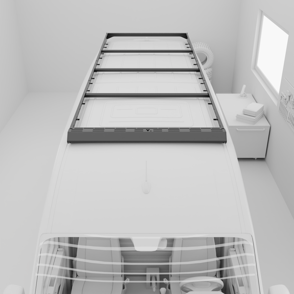 VW Crafter LWB Roof Rack | Modular Aluminium | CORE | YAKKT