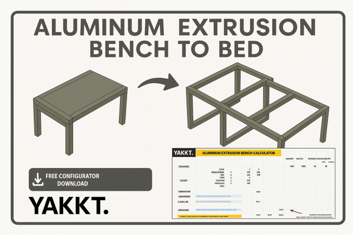 Modular Aluminium Bench Configurator (free download!)