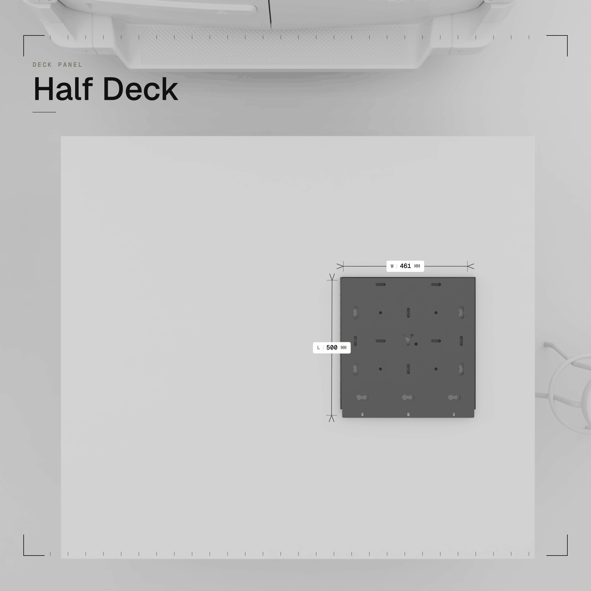 Universal Deck Panels | Roof Rack | Aluminium | YAKKT - Image 11