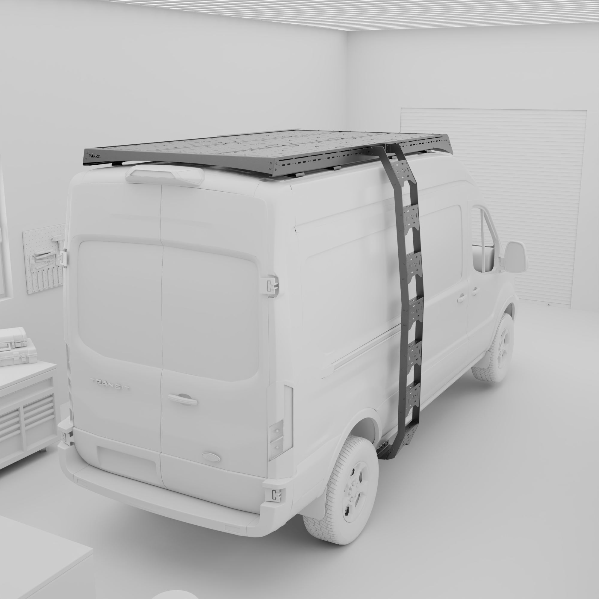 Ford Transit Roof Rack LWB HR | Modular Aluminium | PRO | YAKKT - Image 6