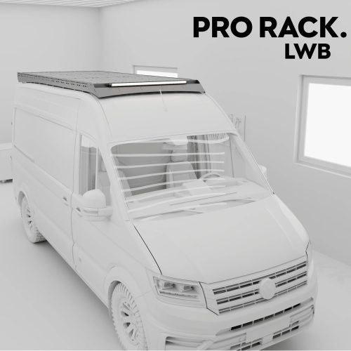 PRO Roof Rack – LWB VW Crafter & MAN TGE | Modular Aluminium Rack