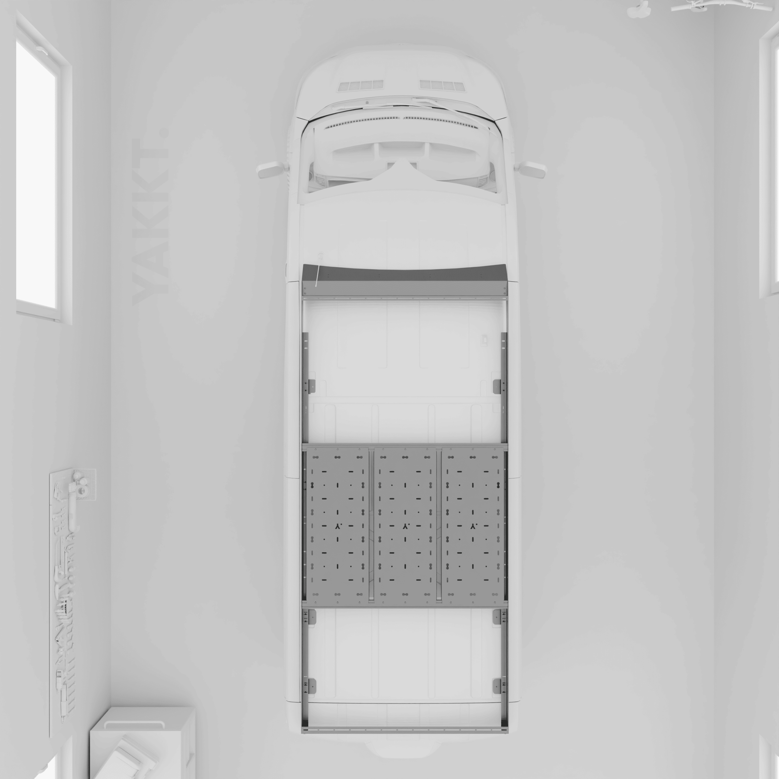 Ford Transit Roof Rack LWB Mid Roof | L3H2 | Modular Aluminium | PRO | YAKKT - Image 4