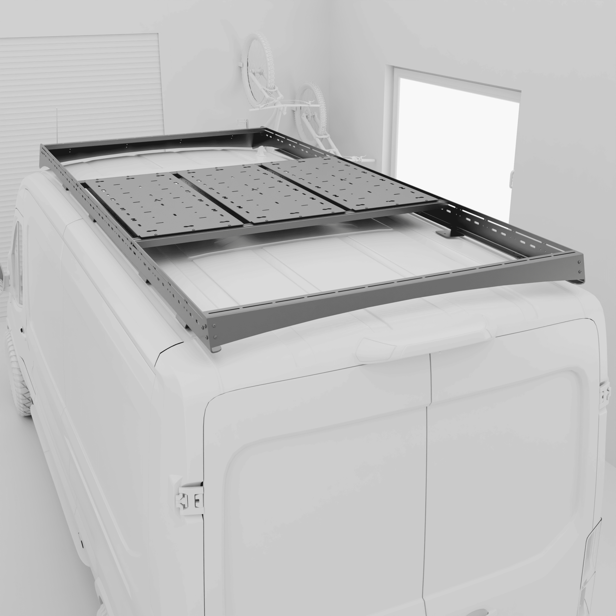 Ford Transit Roof Rack LWB Mid Roof | L3H2 | Modular Aluminium | PRO | YAKKT - Image 7