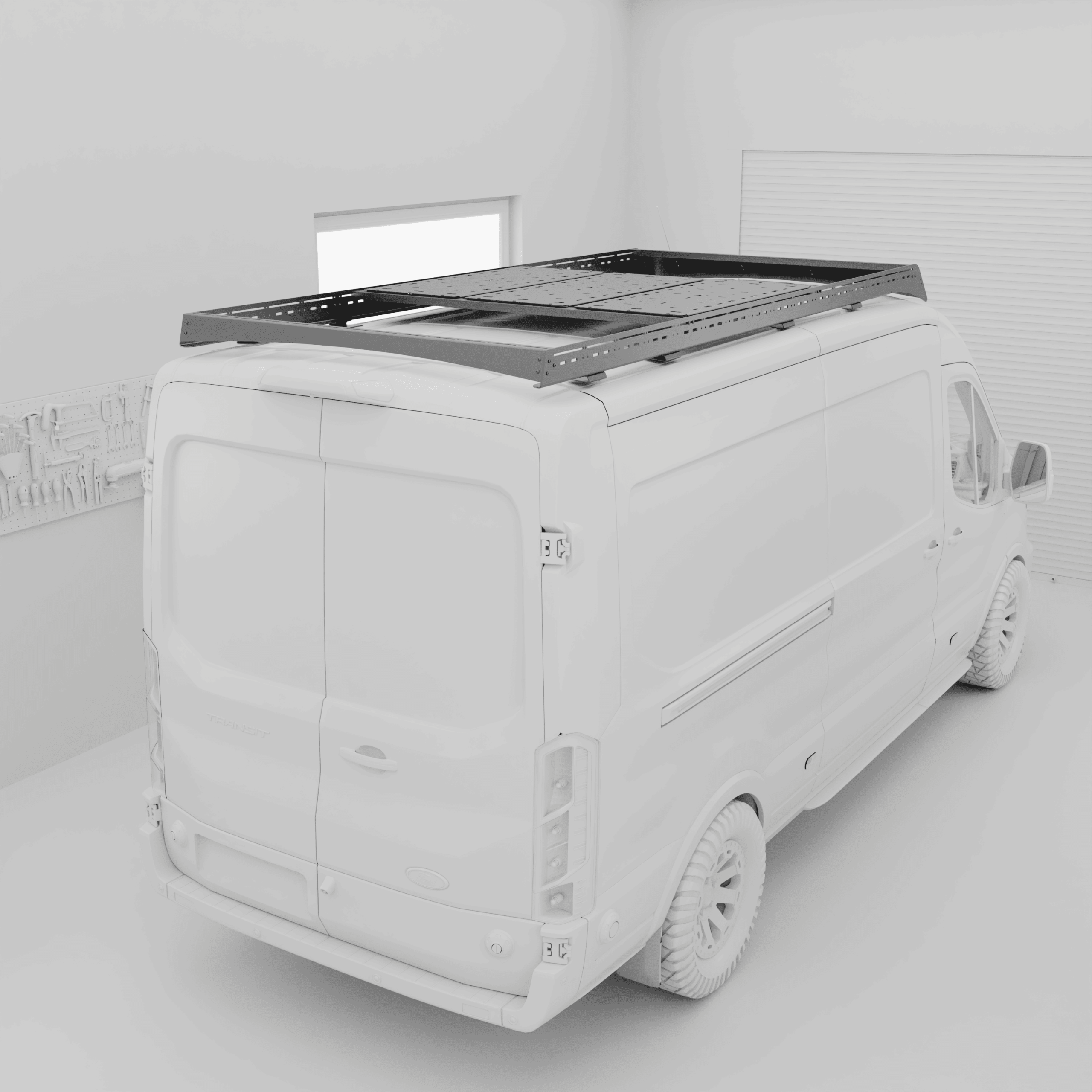 Ford Transit Roof Rack LWB Mid Roof | L3H2 | Modular Aluminium | PRO | YAKKT - Image 8