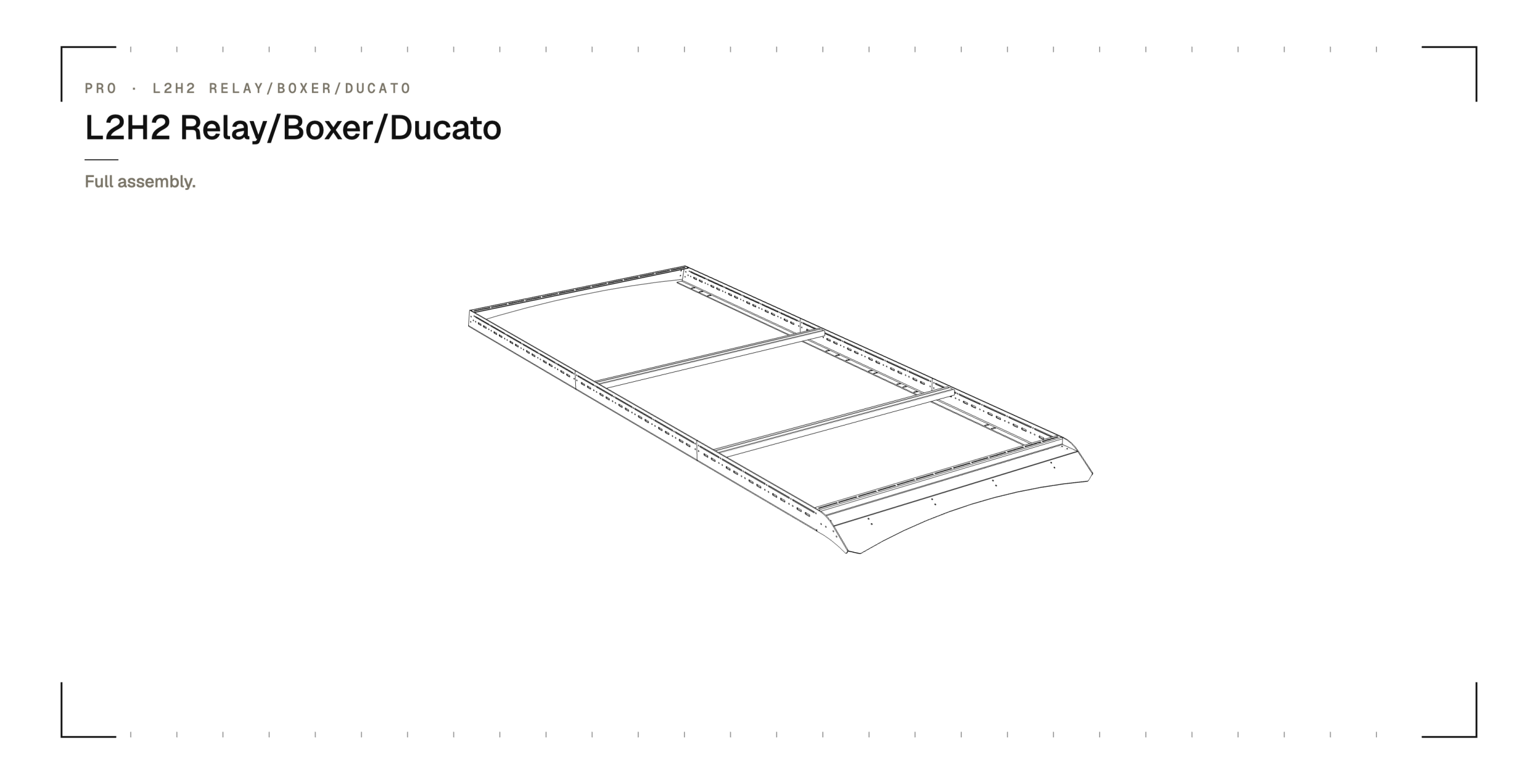 Fiat Ducato, Peugeot Boxer & Citroen Relay roof rack install guide
