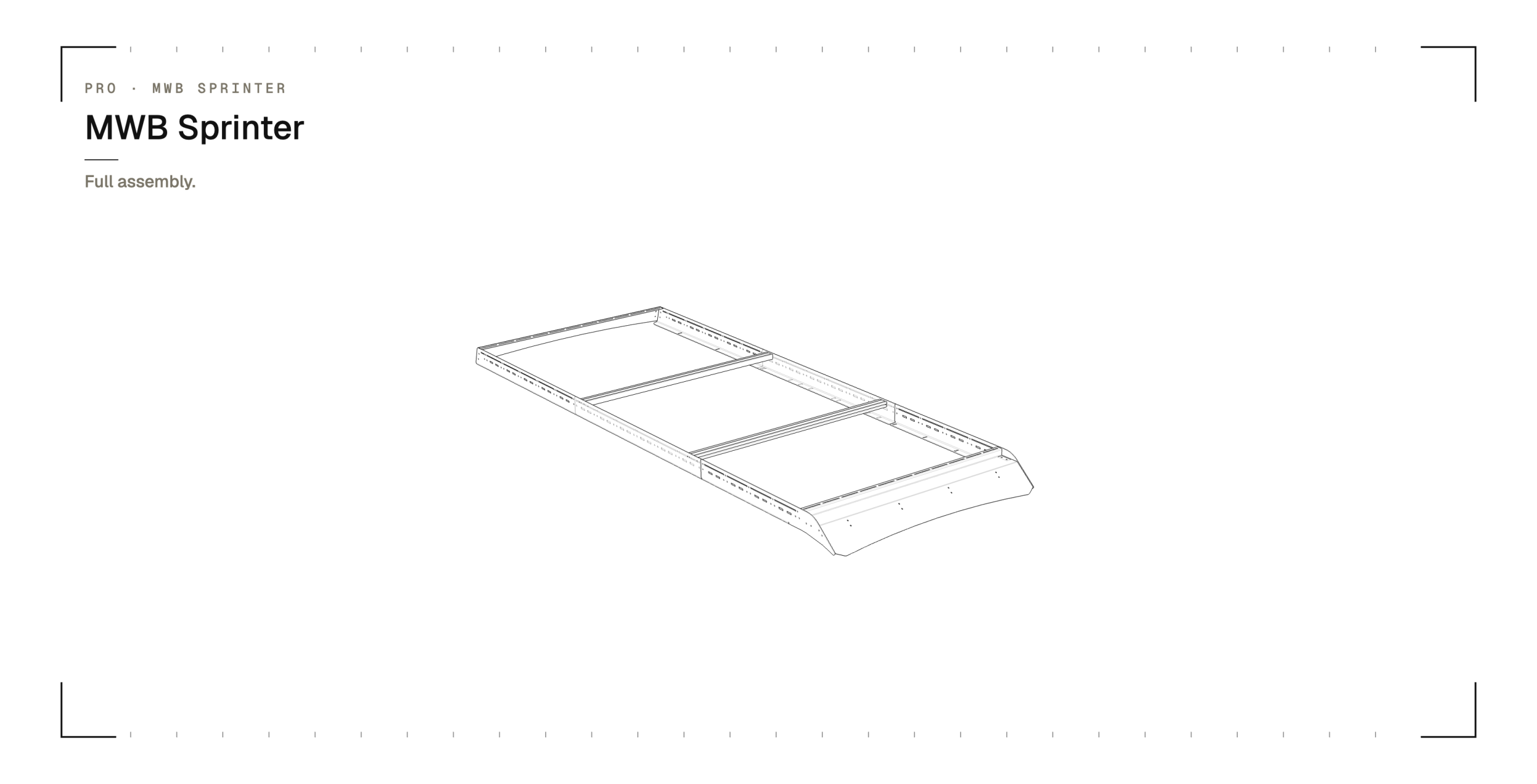 Mercedes Sprinter roof rack install guide