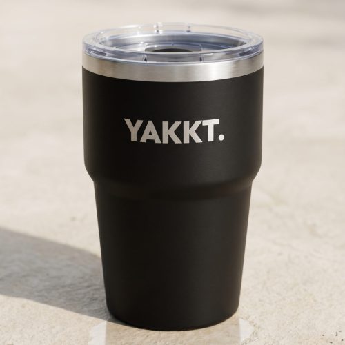 YAKKT Insulated Tumbler — 470ml (16oz), Matt Black