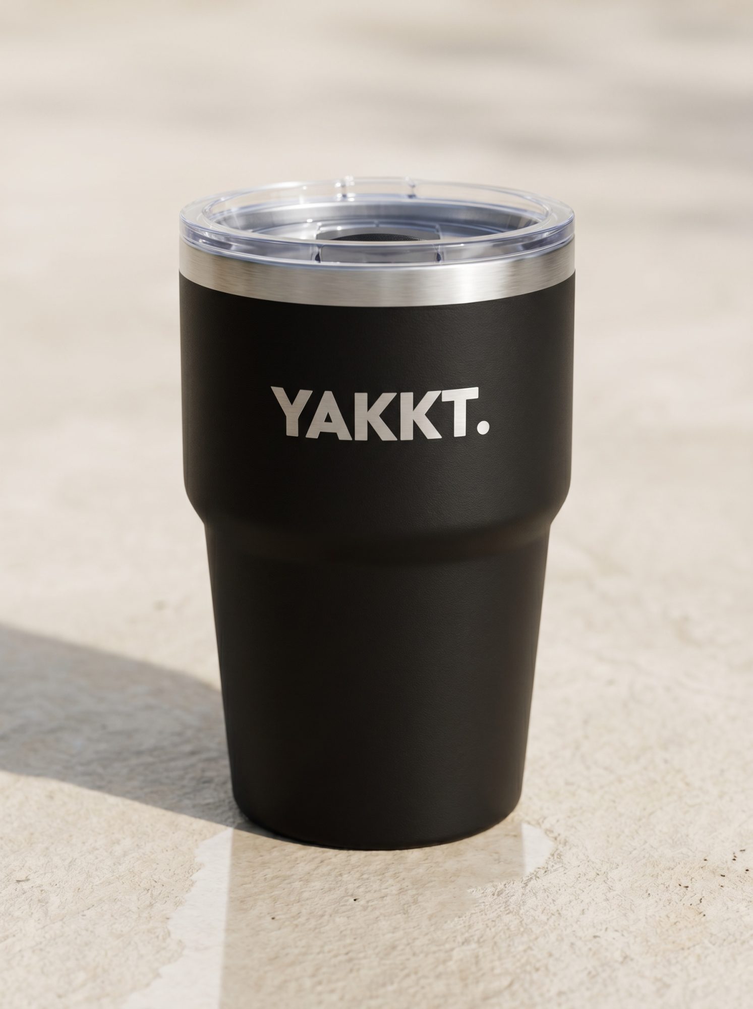 YAKKT Insulated Tumbler — 470ml (16oz), Matt Black