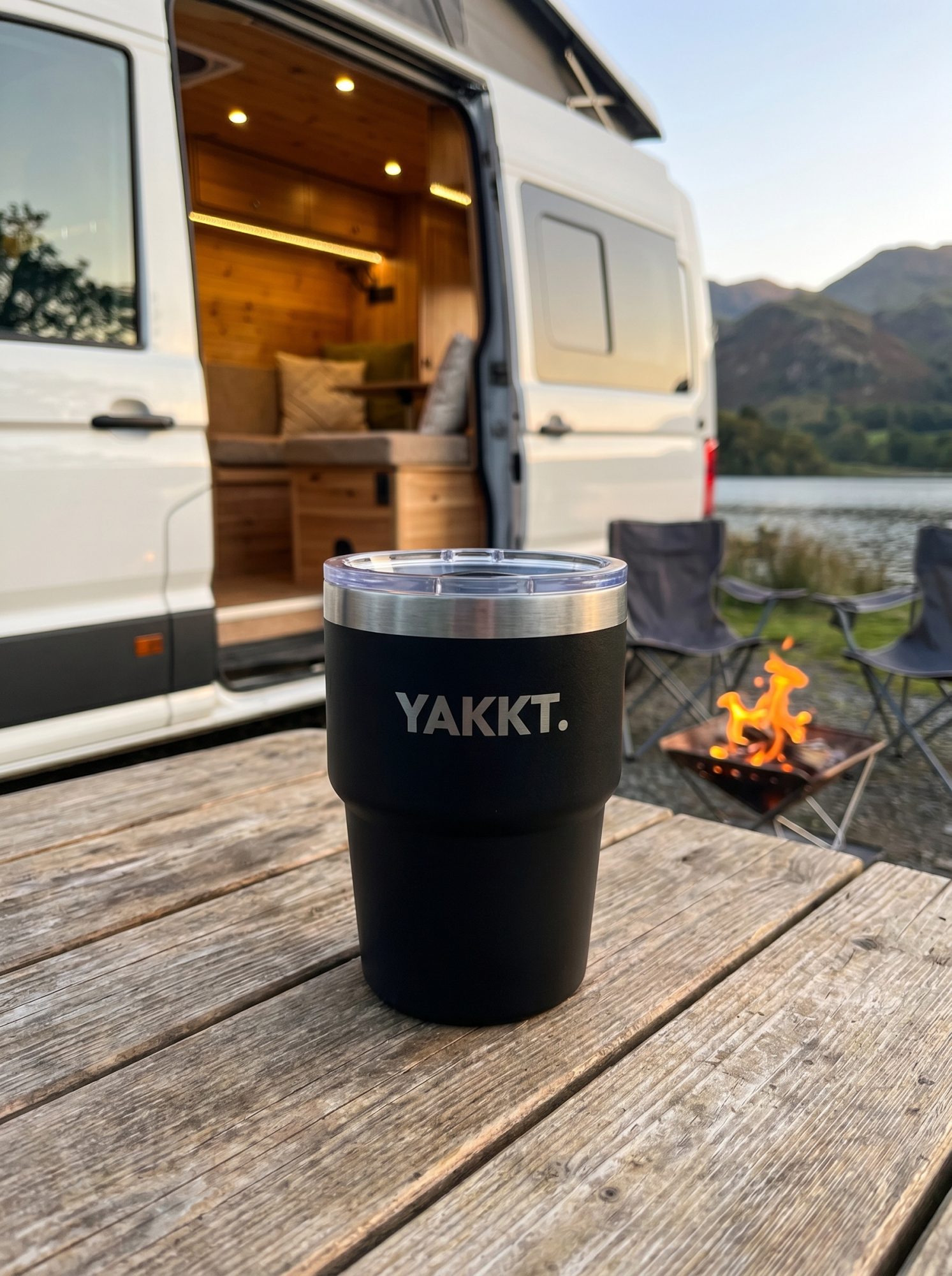YAKKT Insulated Tumbler — 470ml (16oz), Matt Black - Image 2