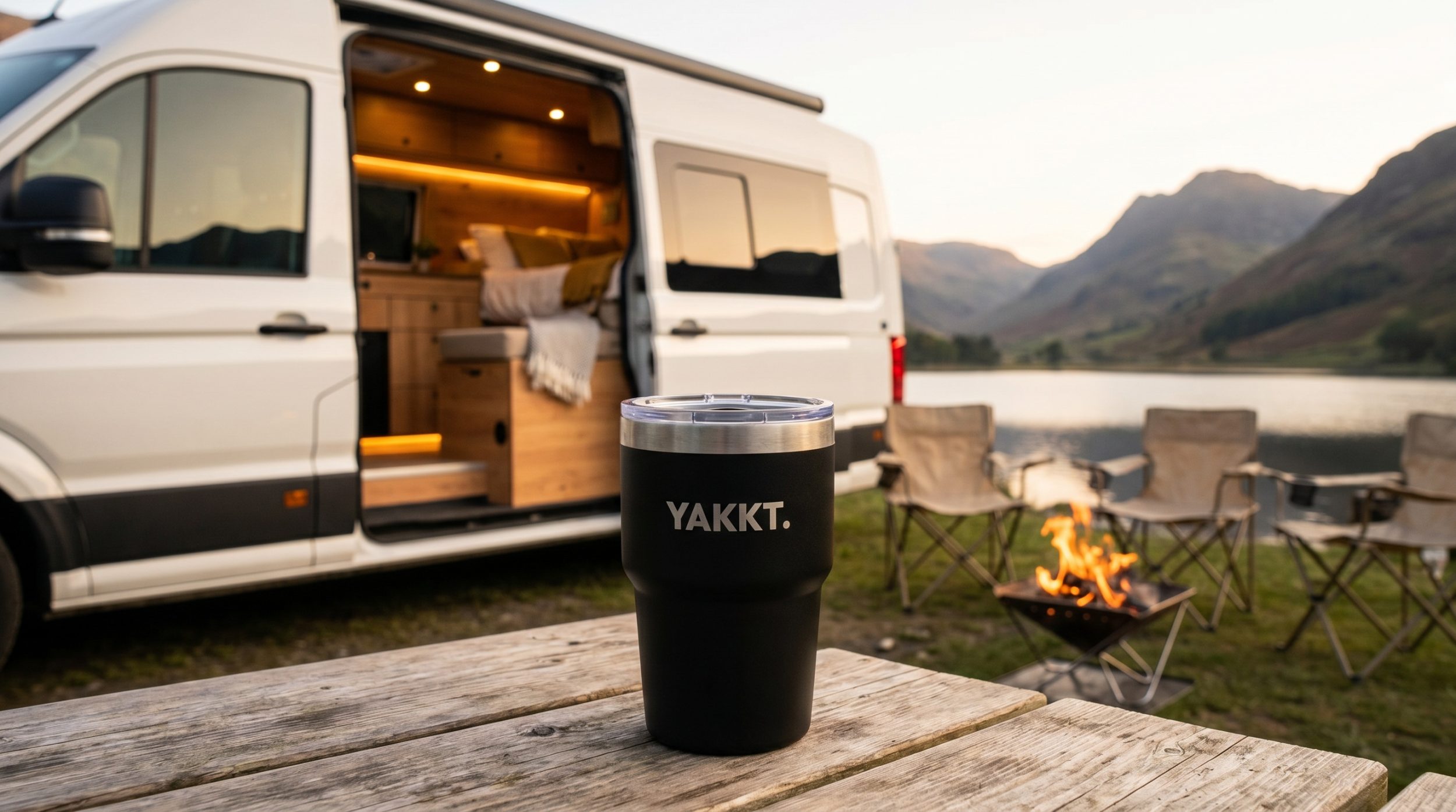 YAKKT Insulated Tumbler — 470ml (16oz), Matt Black - Image 3