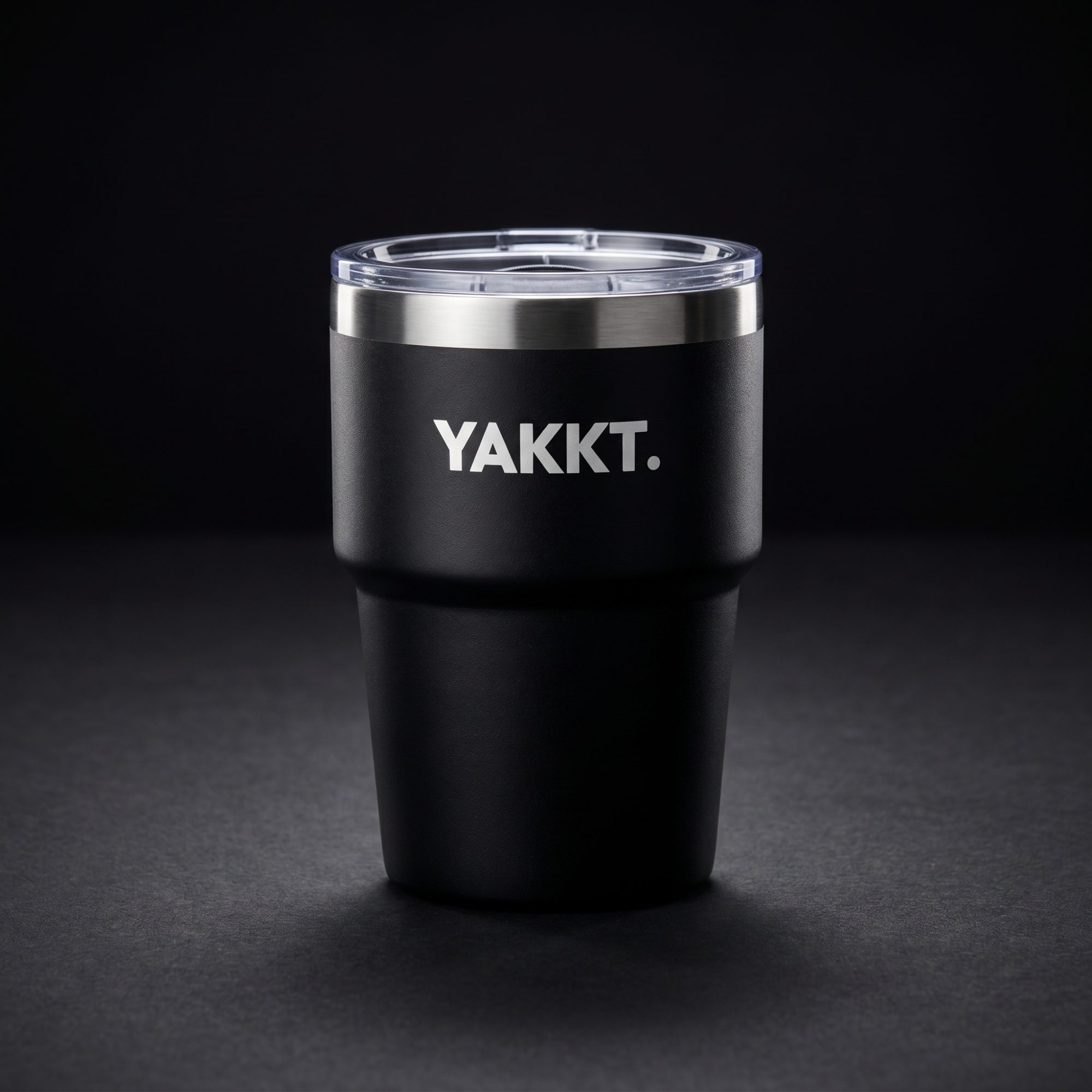 YAKKT Insulated Tumbler — 470ml (16oz), Matt Black - Image 4