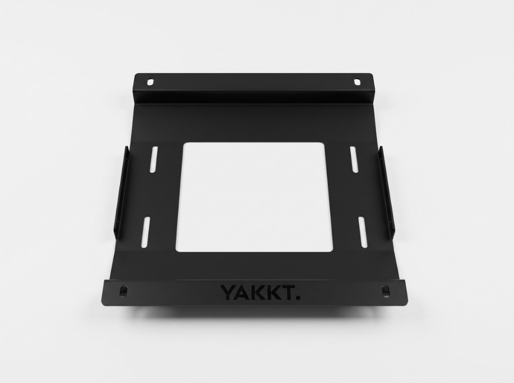Starlink Mini roof rack mounting bracket for YAKKT PRO racks, front view